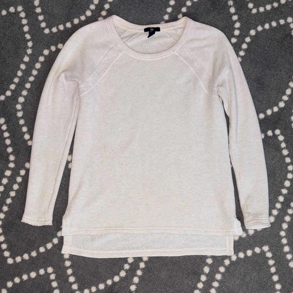 GAP Factory Women's Off-White Sweatshirt